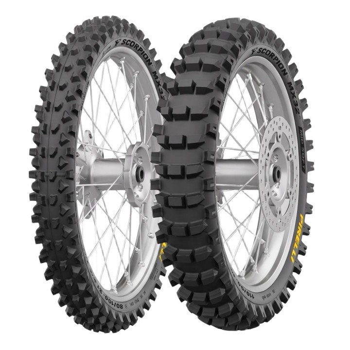 PIRELLI OPONA 110/90-19 NEW SCORPION MX32 MID SOFT NHS 62M TT TYŁ DOT 44-47/2025