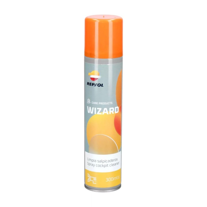 REPSOL WIZARD LIMPIA SALPICADEROS ŚRODEK DO PIELĘGNACJI PLASTIKÓW ORAZ OWIEWEK 300ML(ZASTĄPIONY RPP9061ZNB)