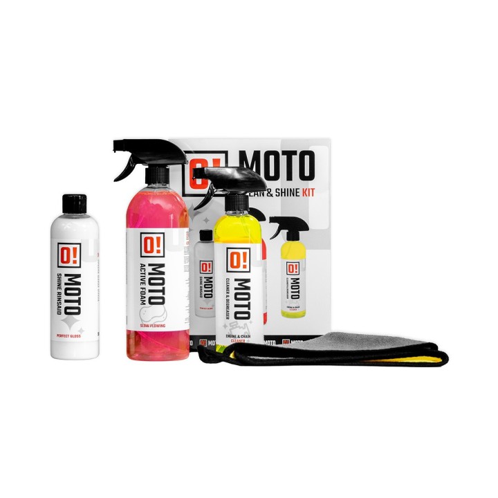 OMOTO ZESTAW PREZENTOWY DO MYCIA I PIELĘGNACJI MOTOCYKLA O! CARE PROTECTION AND SHINE MOTO (O!MOTO) (OLE-019)