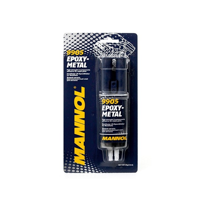 MANNOL EPOXY-METAL - DWUSKŁADNIKOWY KLEJ DO METALU 30G (9905) (144)