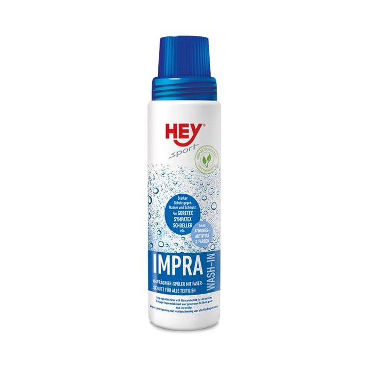 MODEKA HEY IMPRA WASH PREPARAT DO PŁUKANIA CHRONIĄCY TEKSTYLIA GORE-TEX, SYMPATEX - POJEMNOŚĆ 250 ML