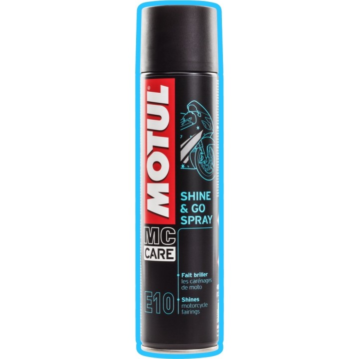 MOTUL E10 SHINE AND GO SPRAY 0,4L (CZYSZCZENIE I OCHRONA LAKIERU)