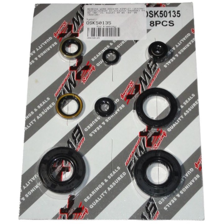 BEARING WORX komplet (zestaw) uszczelniaczy silnikowych kawasaki kx 65 '00-'15, suzuki rm 85 '03-'05 (822135)