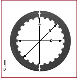 Silnik TRW zf przekładki tarcz sprzęgłowych kawasaki kmx 125 91-03, kx 80 / 85 98-, kmx 125 91-03,