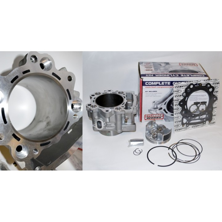 Silnik CYLINDER WORKS cylinder kompletny yamaha yfm 700 raptor '06-'14 big bore (+3MM=727CM3) (tuleja żeliwna)