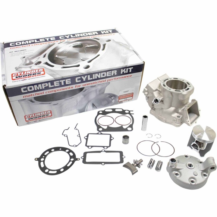 Silnik CYLINDER WORKS cylinder kompletny yamaha yz 250 '99-'23 2T big bore (+5,6MM=72,00 mm) (295CCM) nicasil (tłok 24079, cyli…