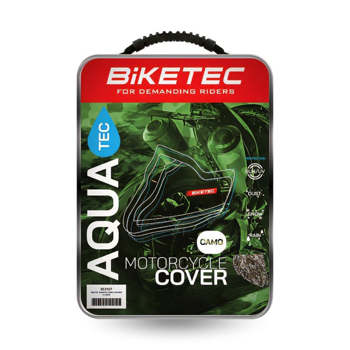 BIKETEC PROMOCJA POKROWIEC WODOODPORNY AQUATEC NA MOTOCYKL