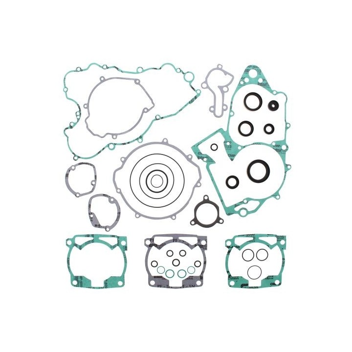 WINDEROSA (vertex) komplet uszczelek z uszczelniaczami silnikowymi ktm EXC 250 00-03, mxc 250 00-01, SX 250 00-02, sxs 250 01