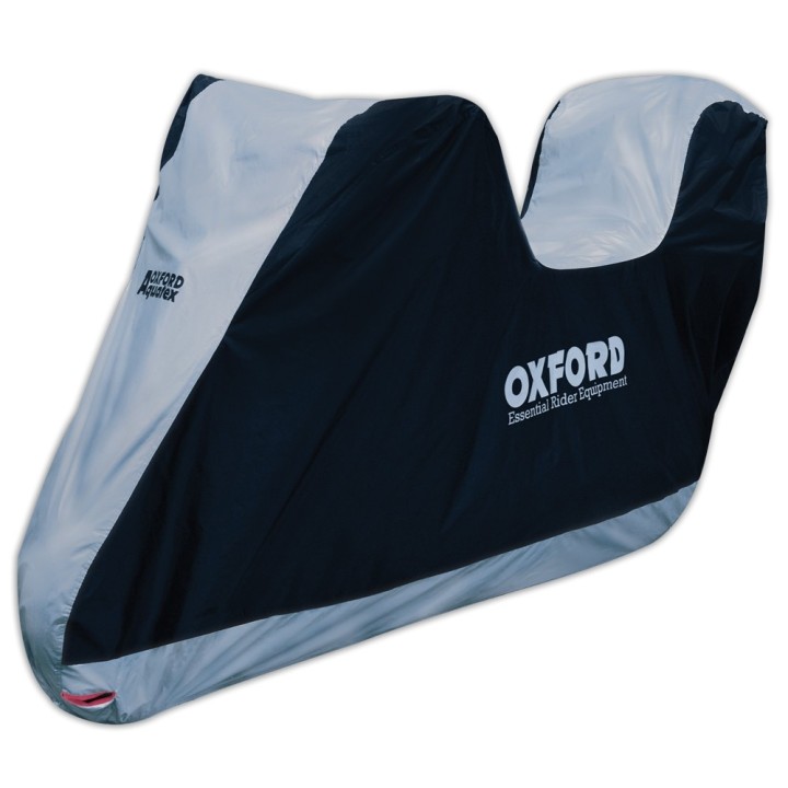 OXFORD AQUATEX POKROWIEC WODOODPORNY NA MOTOCYKL Z MIEJSCEM NA KUFER CENTRALNY