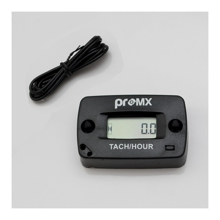 PROMX LICZNIK MOTOGODZIN INDUKCYJNY Z OBROTOMIERZEM RESETOWALNY WODOODPORNY PR09 (EL)