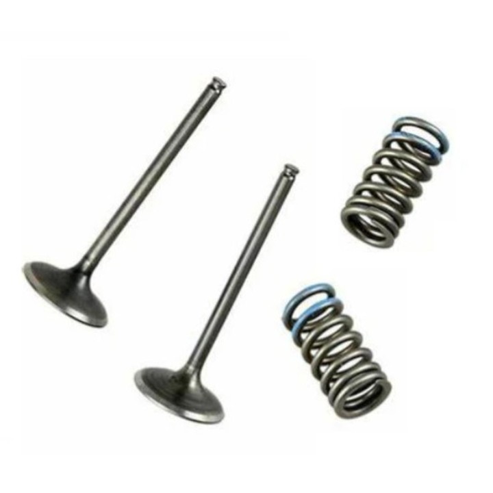 Silnik WOSSNER zawory wydechowe (komplet 2 szt. zaworów ze sprężynami) honda crf 250 r '08-'09 (stalowe)