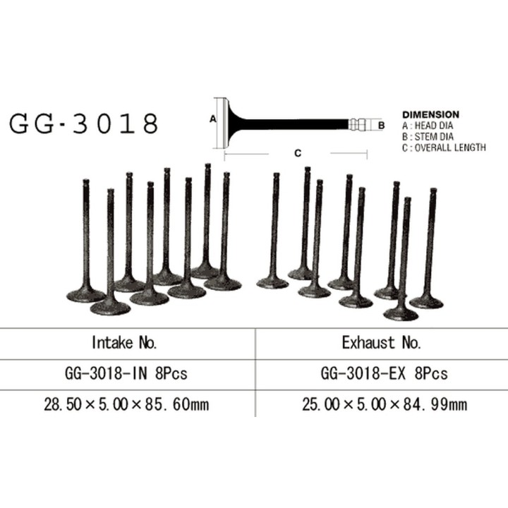 VESRAH zawór wydechowy suzuki gsf 1200 bandit '97-02' gsxr 1100 '86-90' gsx 1100 f/g '88-93' (oem: 12912-06B00) (1SZT.) (made i…