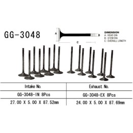 VESRAH zawór wydechowy suzuki gsx 750F '98-06' (oem: 12912-03F00) (1SZT.) (made in japan)