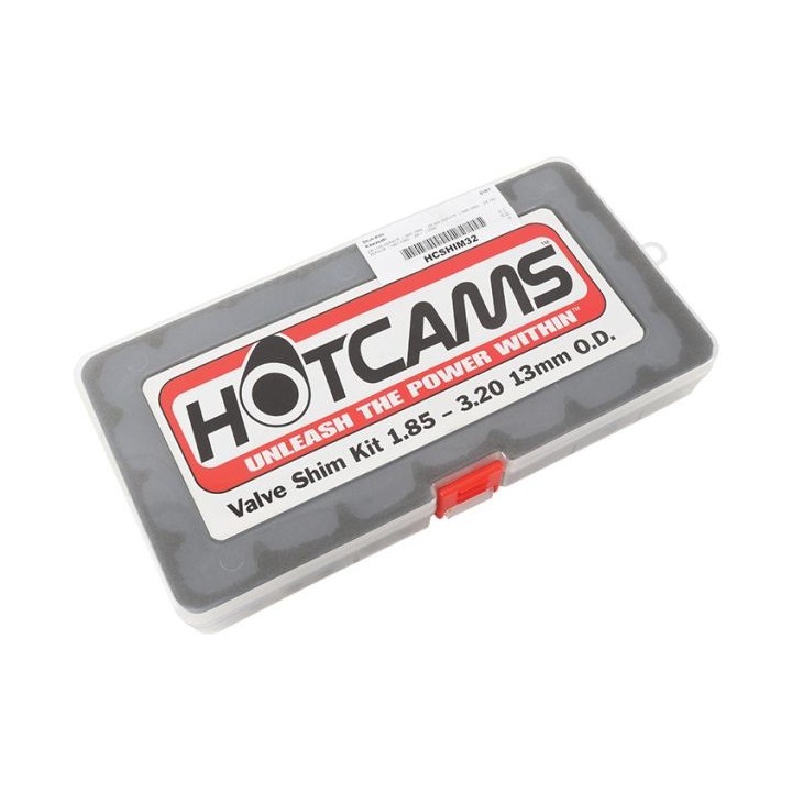 HOT CAMS płytki zaworowe 13MM od 1,85 do 3,20 co 0,05 zestaw
