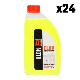 Omoto zestaw 24 sztuki płyn do chłodnic 1L o! fluo xtreme COOL+135 gotowy do użycia (o!moto) (OLE-001) (-40 do +135) (pakiet 24…