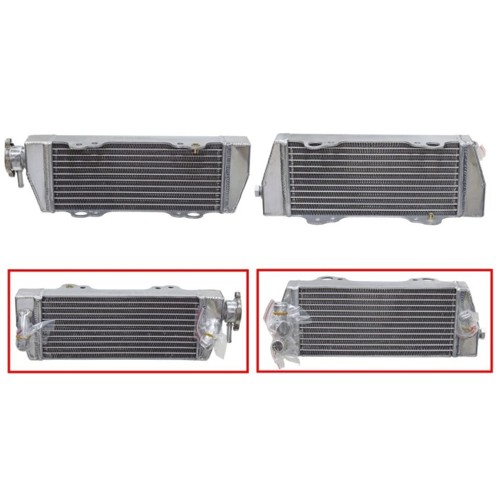 PSYCHIC chłodnica ktm exc/mxc/sx '250/300/380 '98-'03 wzmocniona o standardowej pojemności prawa (szt.) (oem: 54735008000)