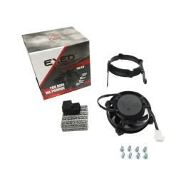 FM-PARTS zestaw wentylatora chłodnicy kompletny pasuje do ktm / husqvarna / gas gas '17-'23 (exed)