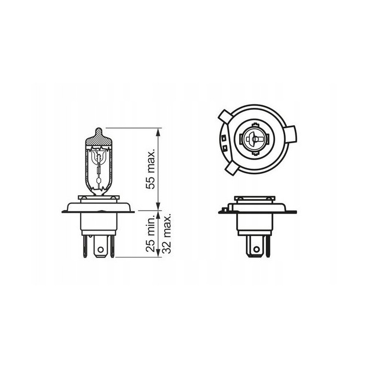 BOSCH żarówka HS1 35/35W 12V PX43T