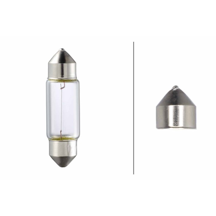 HELLA żarówka 5W 12V SV8.5-8 C5W
