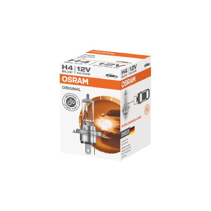 OSRAM żarówka H4 12V 60/55W P43T original