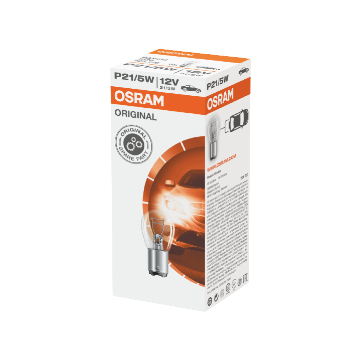 OSRAM żarówka 12V P21/5W 21/5W 12V BAY15D - 1 sztuka