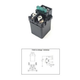DZE przekaźnik rozrusznika kawasaki kvf 650 brute force '05-'13; kvf 650 praire '02-'03; kfx 700 '04-'09; kvf 700 praire '04-'0…