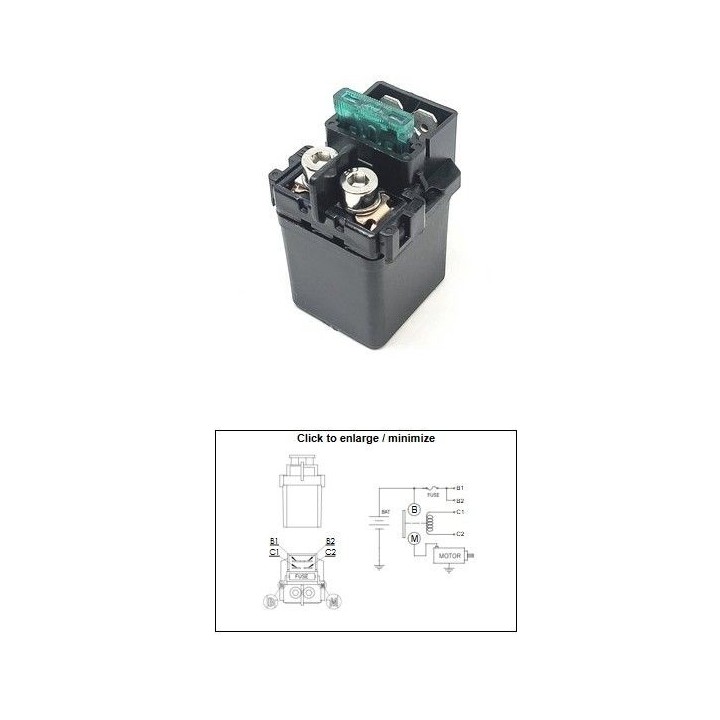DZE przekaźnik rozrusznika kawasaki kvf 650 brute force '05-'13; kvf 650 praire '02-'03; kfx 700 '04-'09; kvf 700 praire '04-'0…