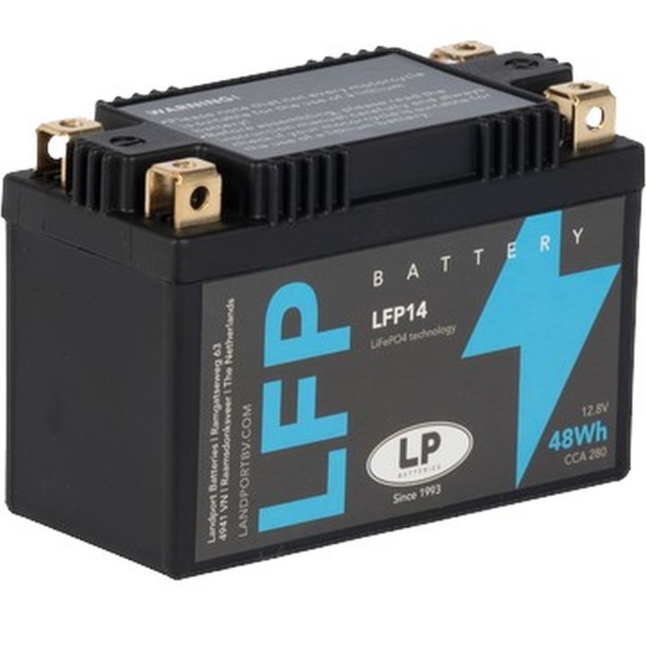 LANDPORT akumulator litowo-jonowy LIFEPO4 LFP14 (ml LFP14) (134X65X92) 12,8V 4AH (YTZ10S, YTZ12S, YTZ14S) (48 wh) (waga 800G) (…