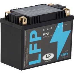LANDPORT akumulator litowo-jonowy LIFEPO4 LFP20 (ml LFP20) (165X86X130) 12,8V 6AH (72WH) (YTX20BS, YTX20LBS, Y50N18LA2) (waga 1…