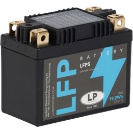 LANDPORT akumulator litowo-jonowy LIFEPO4 LFP5 (ml LFP5) (107X56X85) 12,8V 1,6AH (YTX4LBS, YTX5LBS) (19,2 wh) (waga 400G) (8) (…