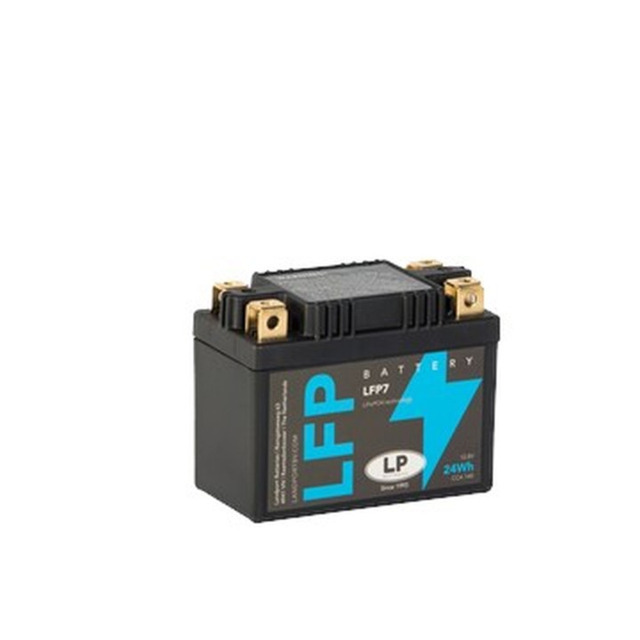 LANDPORT akumulator litowo-jonowy LIFEPO4 LFP7 (ml LFP7) (107X56X85) 12,8V 2AH (YTZ5S, YTX7LBS, YB7LB) (24 wh) (waga 500G) (8)