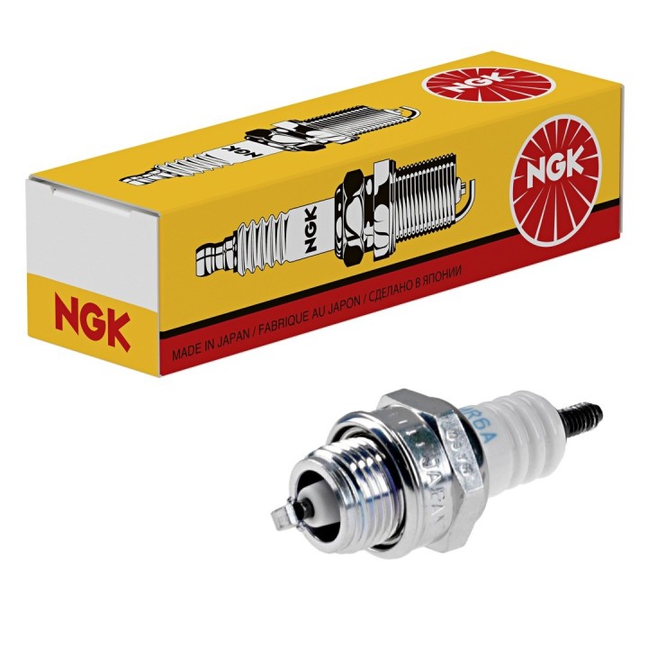 NGK świeca zapłonowa BPMR6A (nr 6726). (W20MPR-U10) - małe silniki, kosiarki, piły (10)