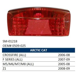 SPI snow lampa tylna snow oraz ATV arctic cat (all models) '05-'09 (skuter śnieżny)