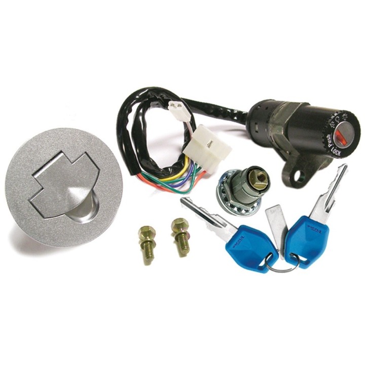 V parts (VICMA) stacyjka + korek+ zamek aprilia europa 50 '90-'93, AF1 futura 125 '90-'92 (6522)