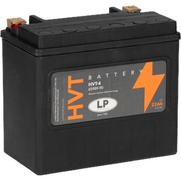 LANDPORT akumulator HVT-4 (mh HVT-4) 12V 22AH 173X99X153 heavy v-twin bezobsługowy - zalany (zwiększony prąd rozruchowy 325A) (…