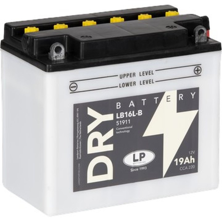 LANDPORT akumulator YB16L-B (md LB16L-B) 12V 19AH 175X100X155 obsługowy - elektrolit osobno (2) UE2019/1148