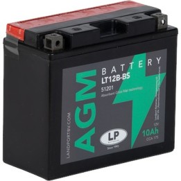 LANDPORT akumulator YT12B-BS (ma LT12B-BS) 12V 10AH 150X70X130 bezobsługowy - elektrolit osobno (4) UE2019/1148