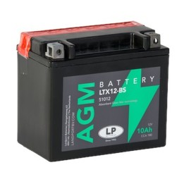 LANDPORT akumulator YTX12-BS (ma LTX12-BS) 12V 10AH 150X87X130 (GTX12BS) bezobsługowy - elektrolit osobno (3) UE2019/1148