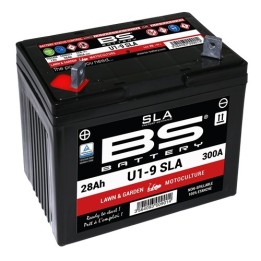BS BATTERY BS akumulator U1-9 (fa) sla 12V 28AH 195X125X176 bezobsługowy - zalany (300A) - kosiarka (1)