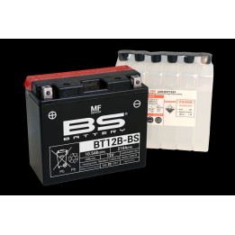 BS BATTERY BS akumulator BT12B-BS (YT12B-BS) (YT12B-4) 12V 10AH 151X70X130 bezobsługowy - elektrolit osobno (175A) UE2019/1148…