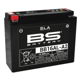 BS BATTERY BS akumulator BB16AL-A2 (fa) (YB16ALA2) 12V 16AH 205X71X164 bezobsługowy - zalany (160A) (4)