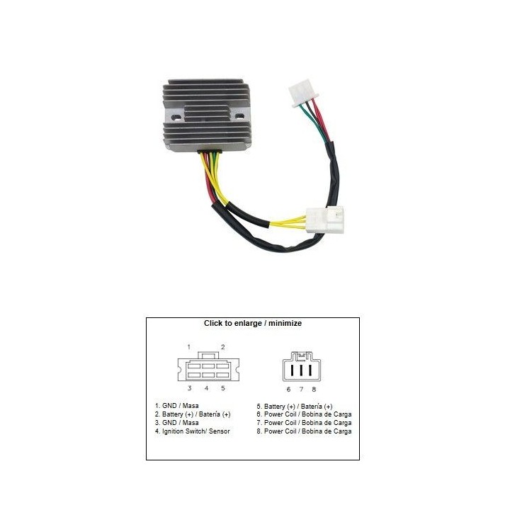 DZE regulator napięcia honda fsc 400 silverwing '04-'08; fsc 600 silverwing '05-'13 (35A) (31600-MCT-771)