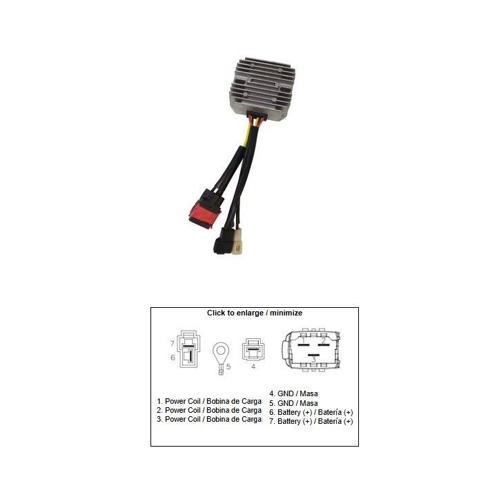 DZE regulator napięcia royal enfield 400 himalayan; 500 classic; gt 535 continental mofset (35A)