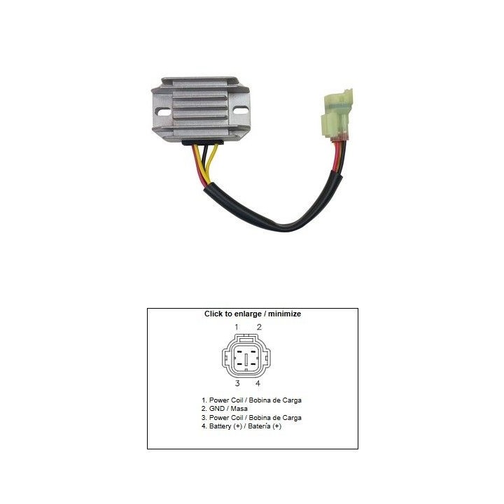 DZE regulator napięcia suzuki rmz 250 '10-'17; rmz 450 '08-'17 (32800-28H00) (12A)