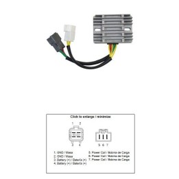 DZE regulator napięcia suzuki an 400 burgman '07-'16 (32800-47H50) (12A)