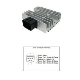 DZE regulator napięcia kawasaki kle 300 versys-x '17-'23; kle 650 versys '18-'22; er 400Z '19-'22; er 650Z '17-'23; ex 400 ninj…