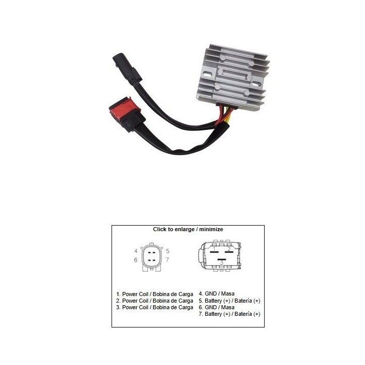 DZE regulator napięcia royal enfield 650 interceptor; continental 650GT mofset (oem 148239/E) (35A)