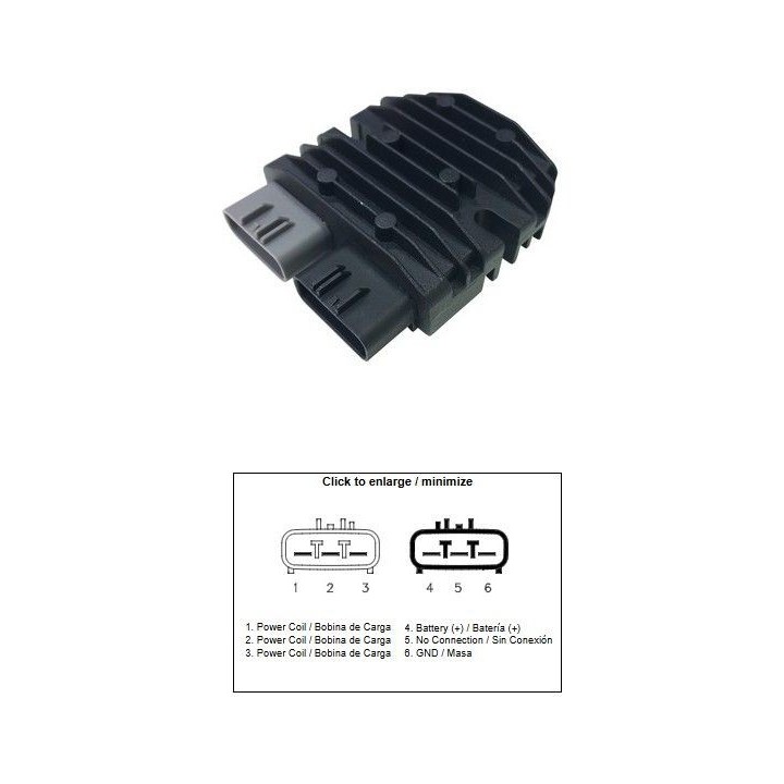 DZE regulator napięcia benelli bn 300/600 '14-'20; trk 302S; trk 502X; leoncino 500; cf moto; voge 500R '20-; ds 500; ds 650; d…