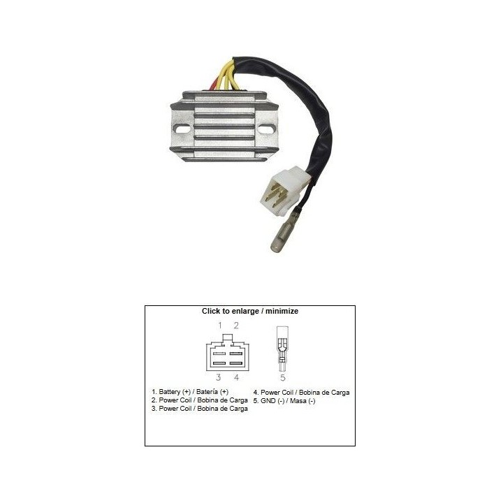 DZE regulator napięcia suzuki lt 230 quad runner '87-'93 (32800-35B00)