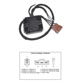 DZE regulator napięcia ktm 125/200/250/390 duke '21-; husqvarna 125/200/250/401 svartpilen '20- (28111034000)